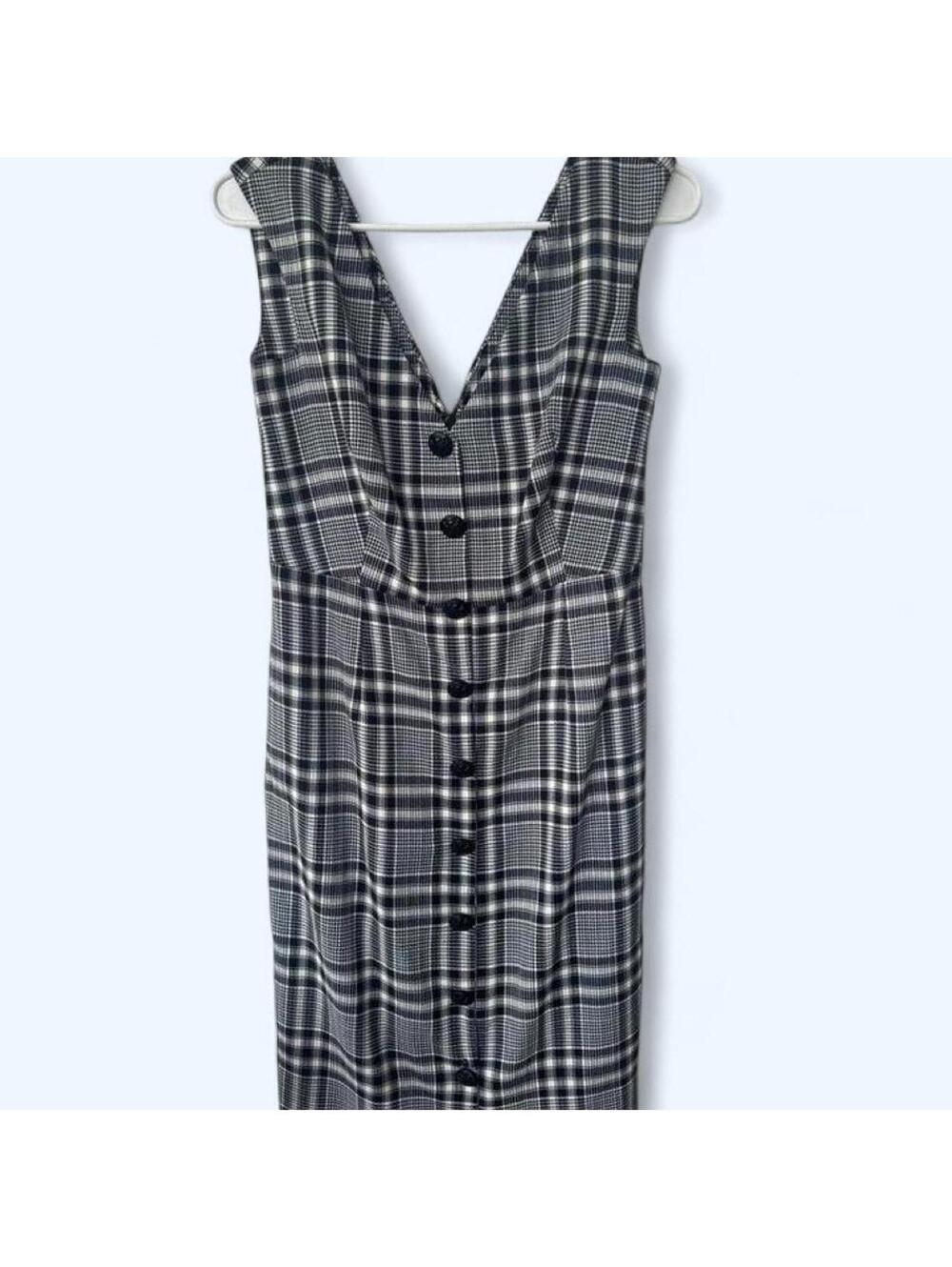 Veronica Beard Women's Grey and Black Dress